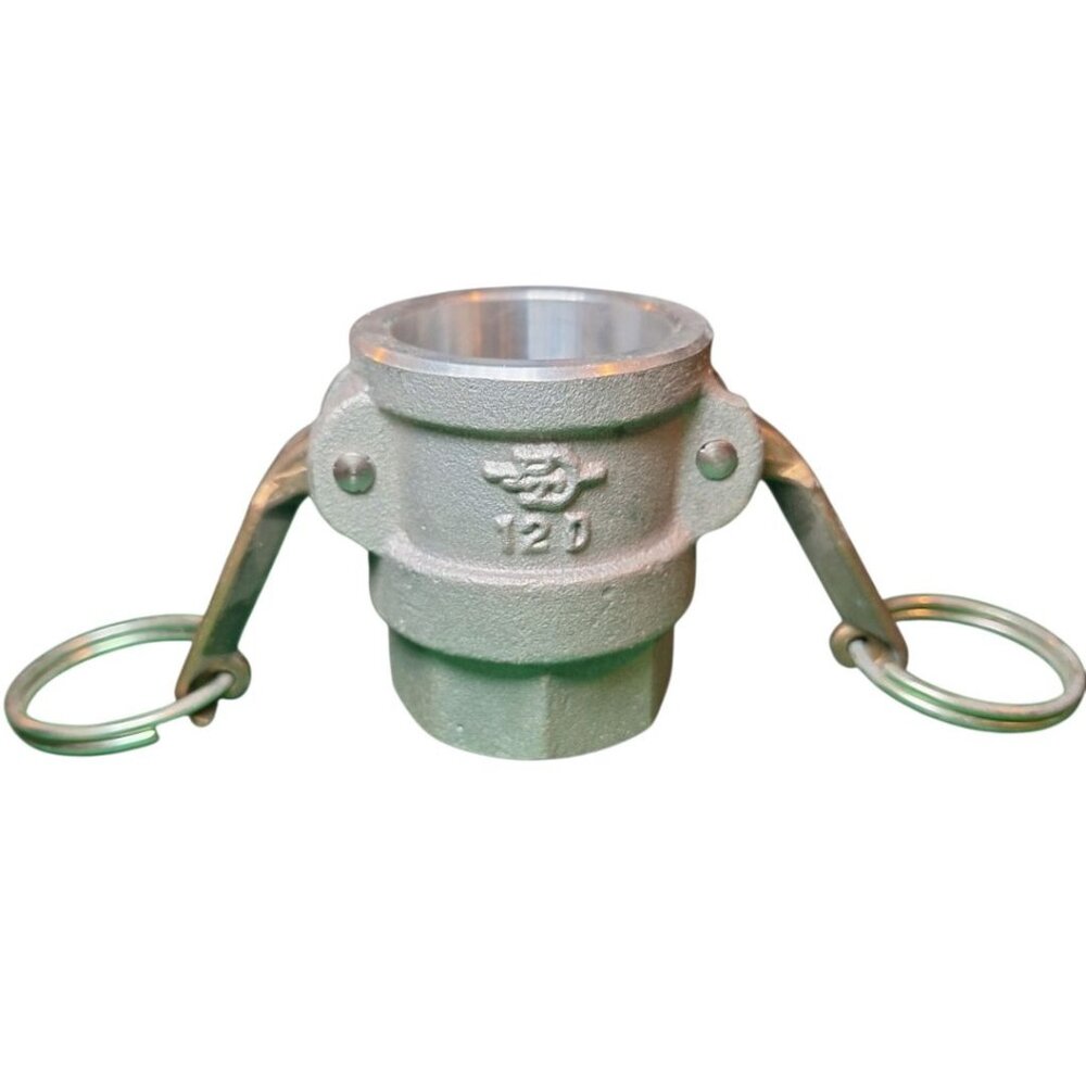 PT 20D‎ Coupling 2 Inch Female Cam Groove Lock Adapter Aluminum Brass Arms